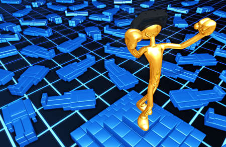Virtual Reality VR 3D Illustration