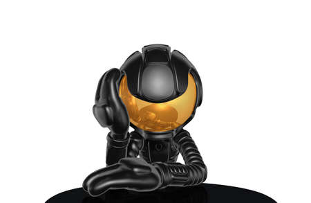 Astronaut Character 3D Illustration