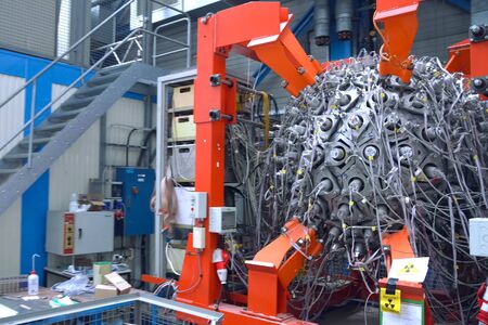 a Large Hadron Collider, collider installation details.の写真素材