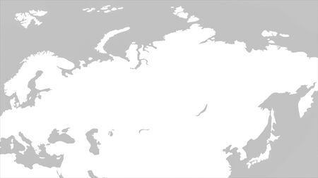 Map of Russia, illustration map of Russia.の写真素材