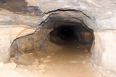 Mine is a quarry, a hole in the rock. Mine is a quarry, a hole in the rock.の写真素材