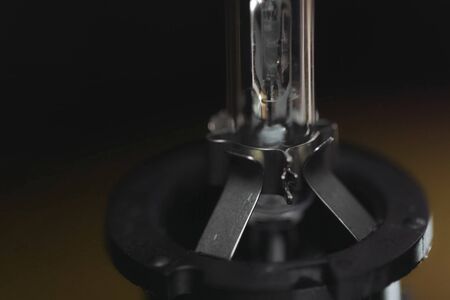 Xenon lamp on the table. The appearance of a xenon lamp.の写真素材