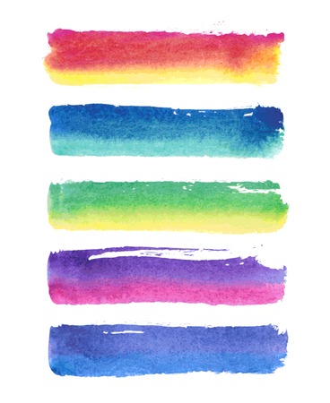 Vector paint stripes. Vector illustration.のイラスト素材