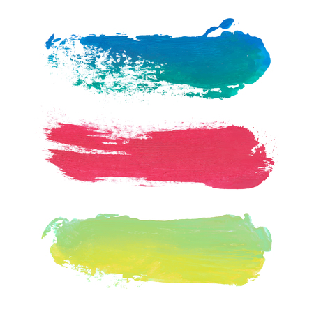 Vector paint stripes with place for text. のイラスト素材