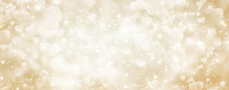 Valentine's day festival, love background and sweet hearts glittering,  designの写真素材