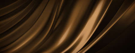 Smooth fluid shapes with glowing surface can be used as wallpaperの写真素材