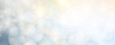 Amazing Abstract Bokeh With Defocused Circles And Glitter Merry colourful with undefined Colors Background Concept Of Festivityの写真素材