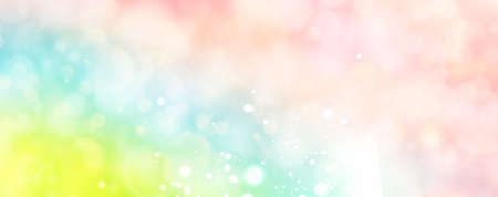 Magical Defocused Bokeh Sparkles Merry vivid colorful with Beige Colors Abstract Background Concept Of Holiday For Ads,for Product Presentation And Displayの写真素材