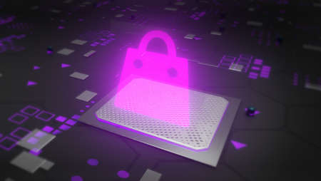 e-commerce online shopping business technology internet conceptの写真素材