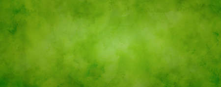 Earthy Splatter And Paint Blotches Happy Vibrant Green with Olive Drab Colors Banner Abstract Background Texture Concept For Artworkの写真素材