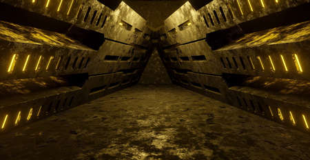 Display Rusty Showroom Studio Room Interior Dark Banner Background Wallpaper For Product Presentation Background Renderingの写真素材