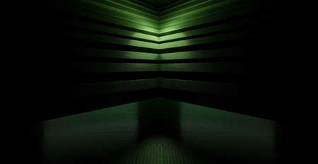 Innovative Dark Light Lime Green Banner Background Wallpaper With Space For Textの写真素材