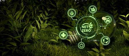 SDG ESG Icons Green Eco Sustainability Concept 3D Render