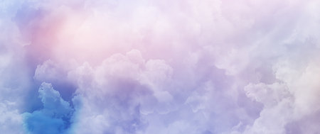 Artistic Clouds Art Color PurpleAbstract Background Concept Of Celebrationの写真素材