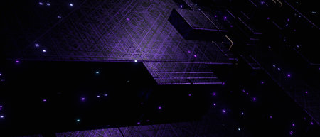 SciFi Futuristic Pattern Purple Background Surface Different Moods Purple Abstract Background Dark...