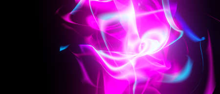Abstract Artistic Smoke And Light Satisfying Violet Background Wallpaperの写真素材