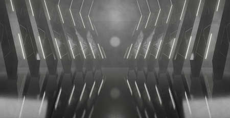 Amazing Artificial Intelligence Empty Cinematic Light Grey Clean Banner Background Wallpaper 3D Renderの写真素材