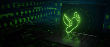 Carbon dioxide emissions control concept. Reduce CO2 . CO2 reduction or removal concept technology 3D Renderの写真素材