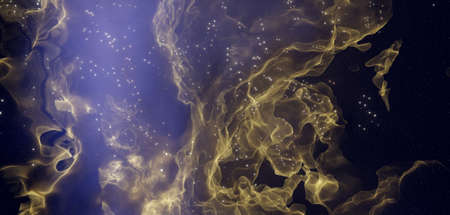 Festive Nebula In Cosmos Far Away colorful Beige Brown Banner Background Wallpaper ,,の写真素材
