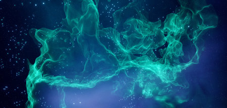 Decorative colorful Light Blue Banner Background Wallpaper ,,の写真素材