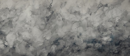 A Black And White Photo Of A Large Amount Of Clouds, Wondrous Abstract Texture Background. For Ads For Product Presentation Display.の素材