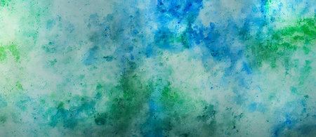 A Painting Of Blue And Green Colors On A White Background, Imaginative Abstract Texture Wallpaper Background.の素材