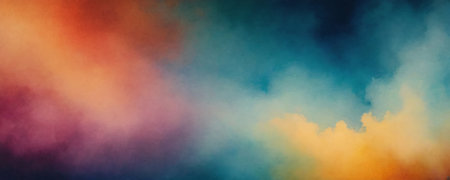 Abstract Color Palette Banner Backgroundの写真素材