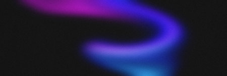 Abstract grainy background with purple blue gradient and noise texture effect. Ideal for web banners posters or covers. Modern dynamic aesthetic.の写真素材