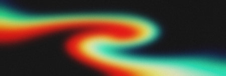 Abstract grainy background with vibrant orange teal gradient noise texture. Perfect for web banners posters or covers. Modern dynamic aesthetic.の写真素材