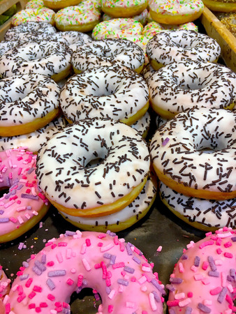 Traditional sweet donuts.の写真素材