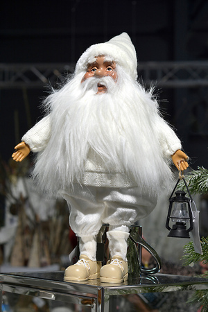 Christmas dwarf with white capの写真素材