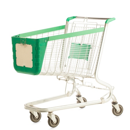 Big empty shopping cart.の写真素材