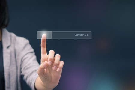 Contact us - 24/7 worldwide support. Online customer focused assistance.の写真素材