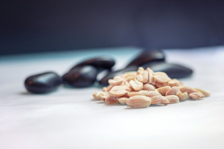 Pile of peanuts.の写真素材
