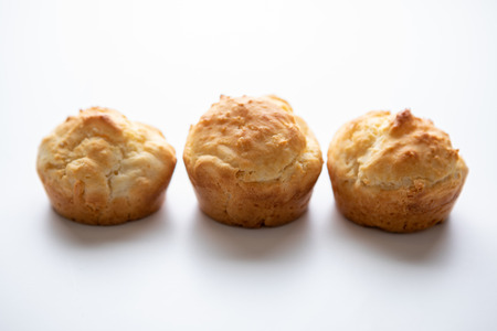 Food Prepared Baking Baked Soda Tea Biscuits Backlit Isolated White Background