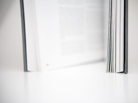 Open book in an abstract environmentの写真素材