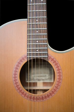 Acoustic steel string guitarの写真素材