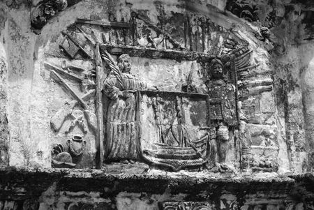 Saint Paul Church in Melakaの写真素材