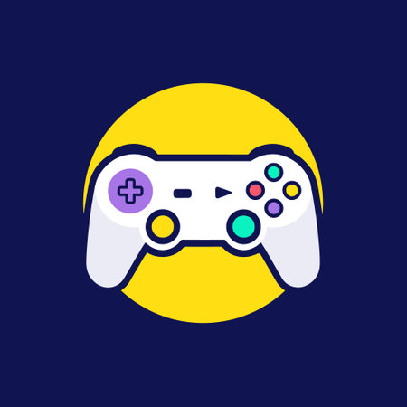 Joystick Game controller vector illustration.
