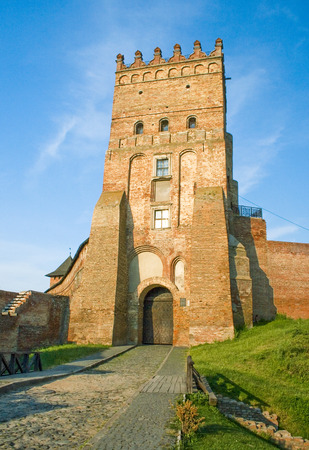 Lutsk High Castle, also known as Lubart's Castle (the mid-14th century) -  the most recognized landmark of Lutsk city and one of the most important castle in Ukraineのeditorial素材