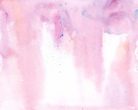 Hand drawn pink watercolor texture.の写真素材