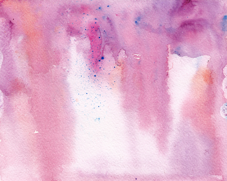 Hand drawn pink watercolor texture.の写真素材