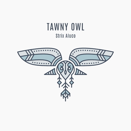 Flying Bird Logo designのイラスト素材