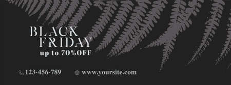 Black Friday Sale template. Layout design for marketing promotion. Social Media post Cover. Set of sale banner template. Network background. Black and white nature. Vector illustrationのイラスト素材