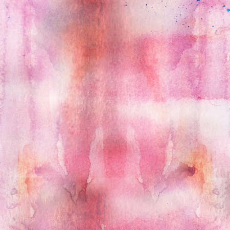 Pastel watercolor abstract seamless pattern. Pink delicate feminine background textureの写真素材