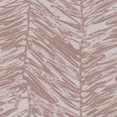 Powdery pink Silver Fri seamless pattern, Forest elegant endless textureのイラスト素材