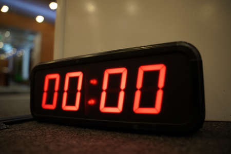 Speaker Countdown Timer in the Conference Hallの写真素材