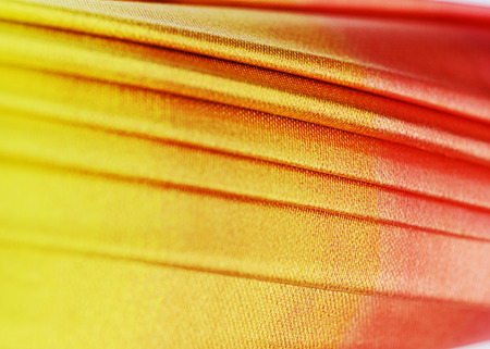 Orange color Abstract backgrounds texture with fabric patternの写真素材