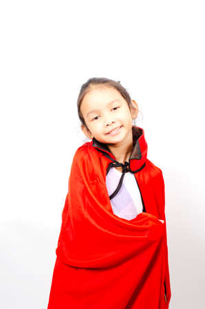Asian girl kids and cat portraits for Pets love backgrounds conceptの写真素材