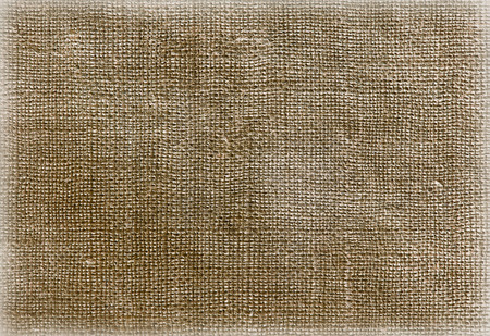coarse texture fabric made from natural fibersの写真素材
